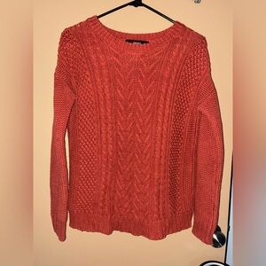 Forever 21 Brick Red Knit Pullover